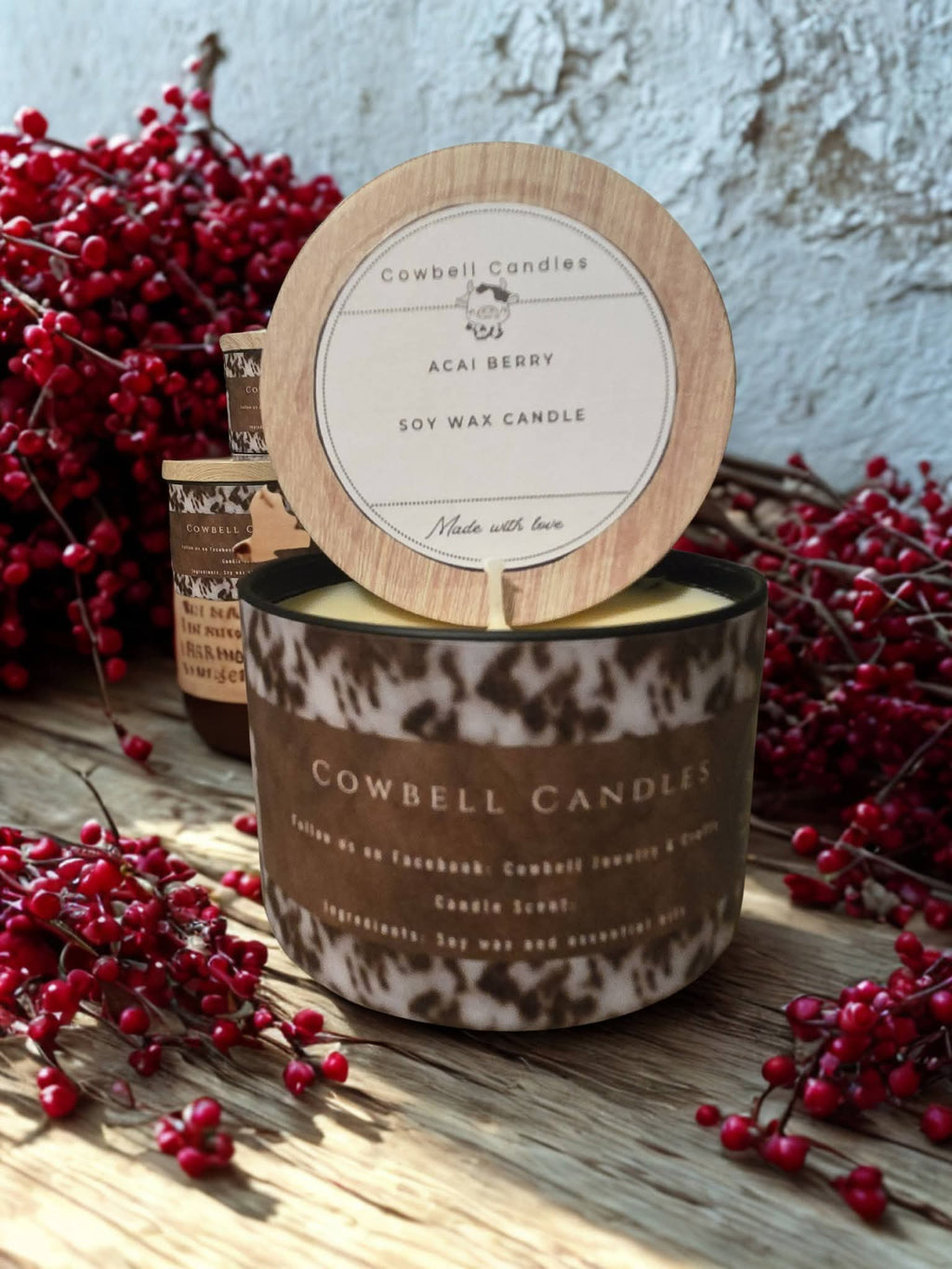 8oz Cowbell Candles