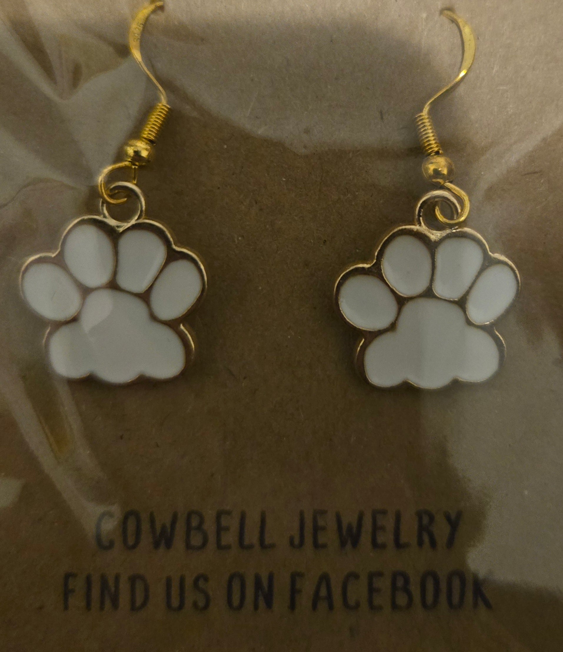 Paw print Earrings