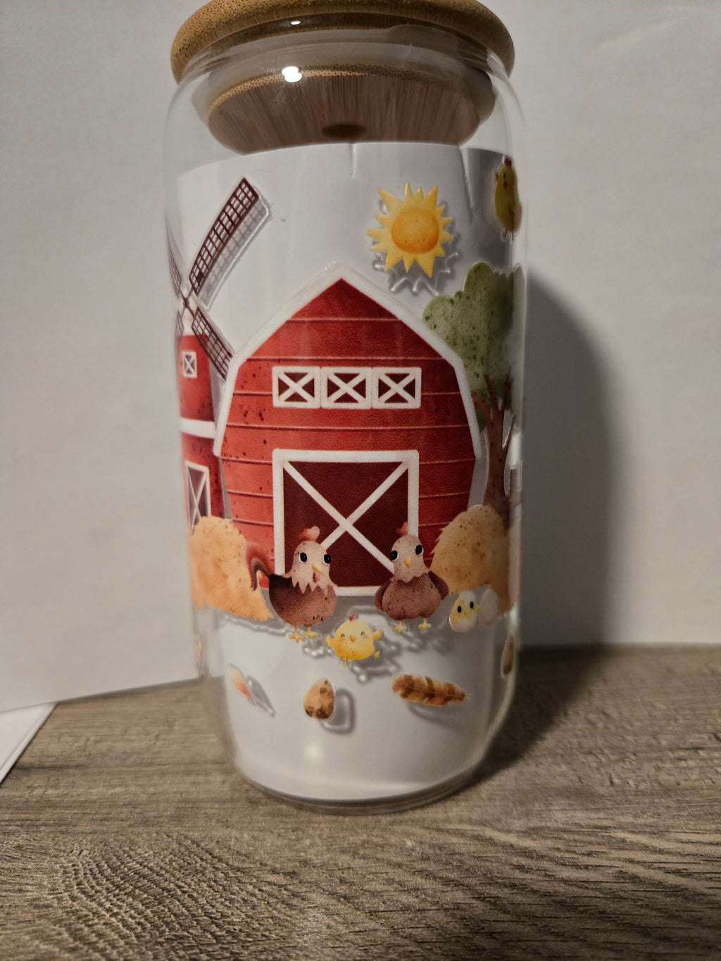 Chickens glass cups