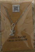 Small cactus pendant necklace