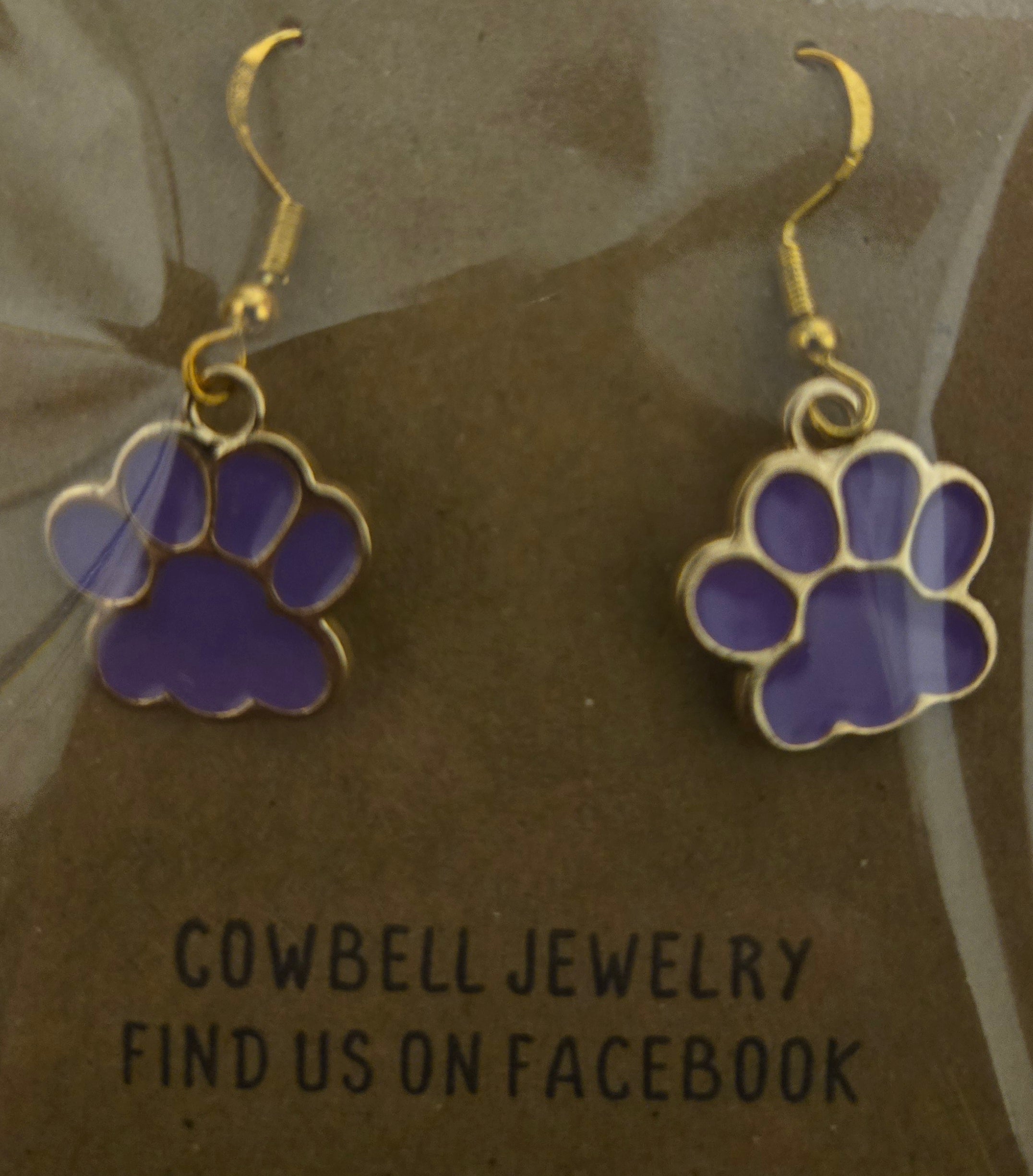 Paw print Earrings