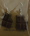 Chocolate bar Earrings