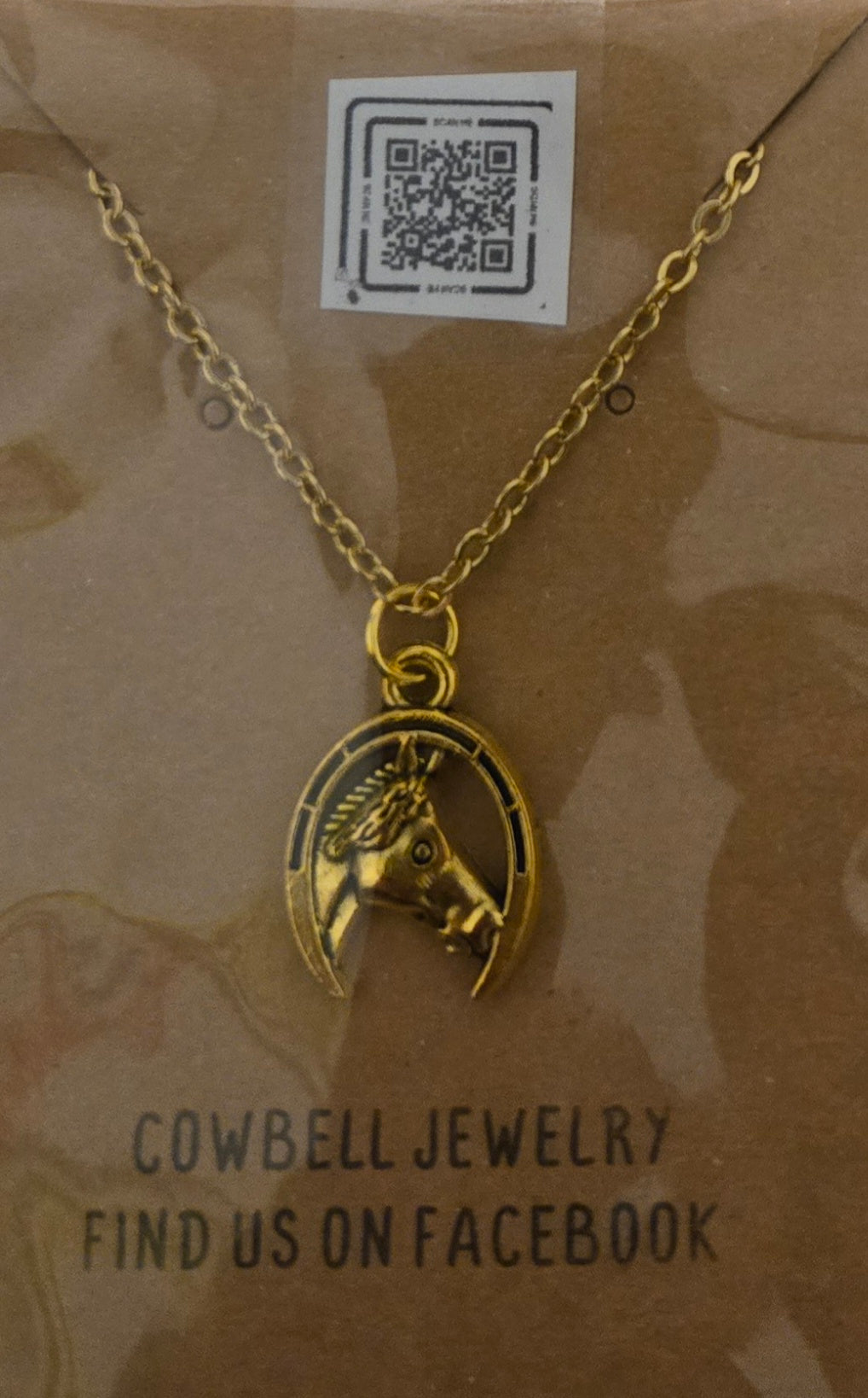 Lucky horse pendant necklace