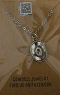 cowboy hat pendant necklace