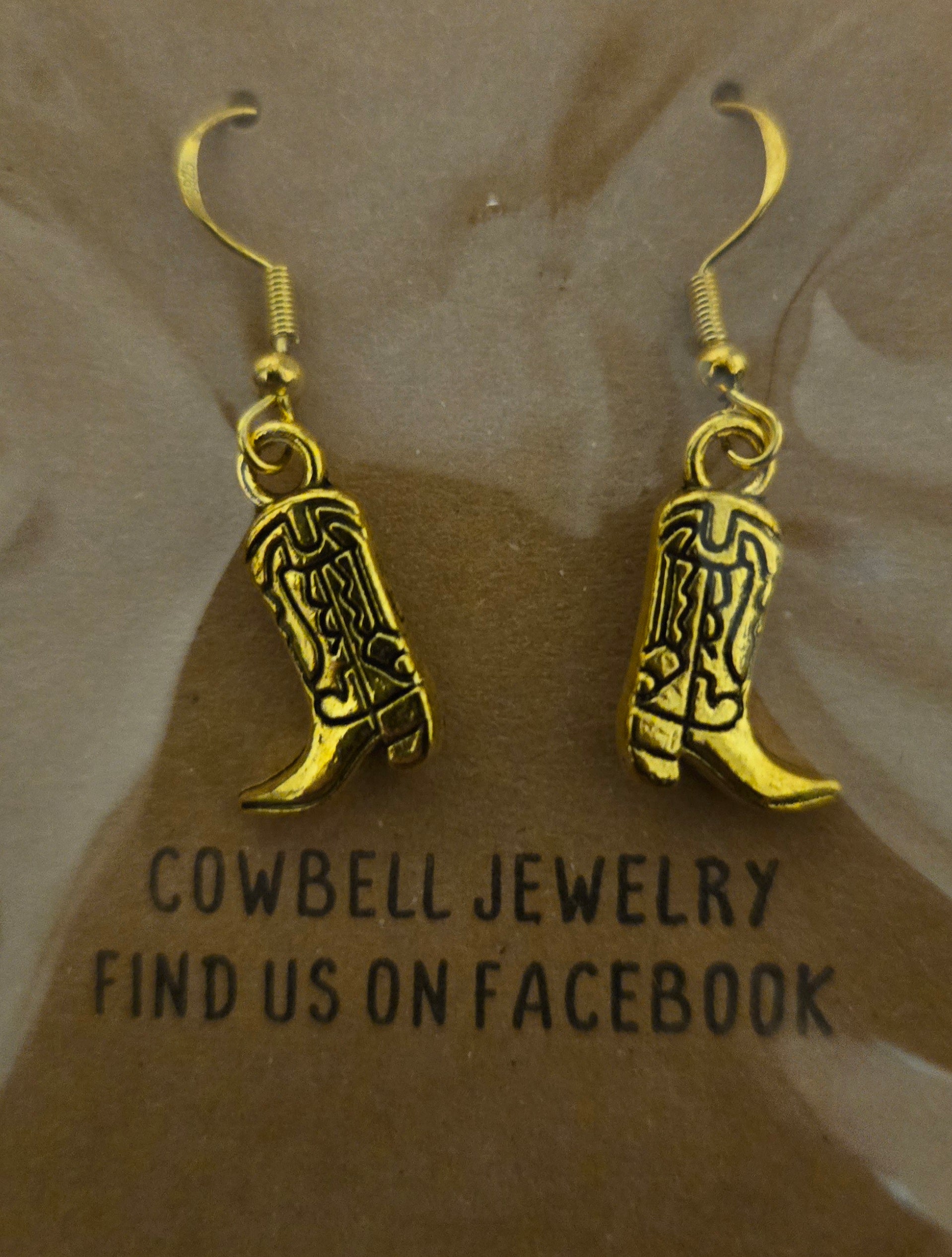 Cowboy boot Earrings