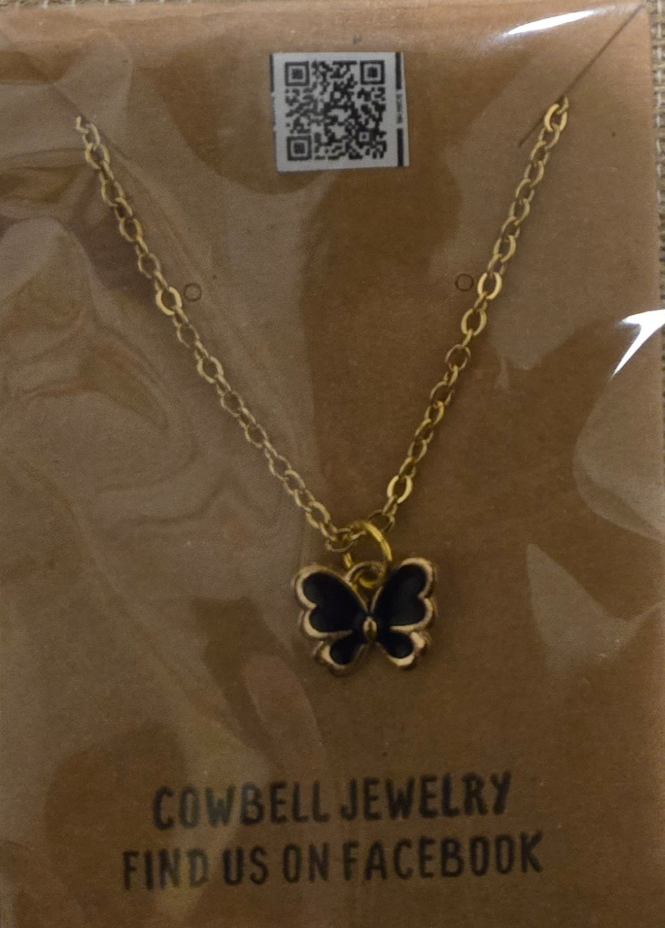 Butterfly pendant necklace