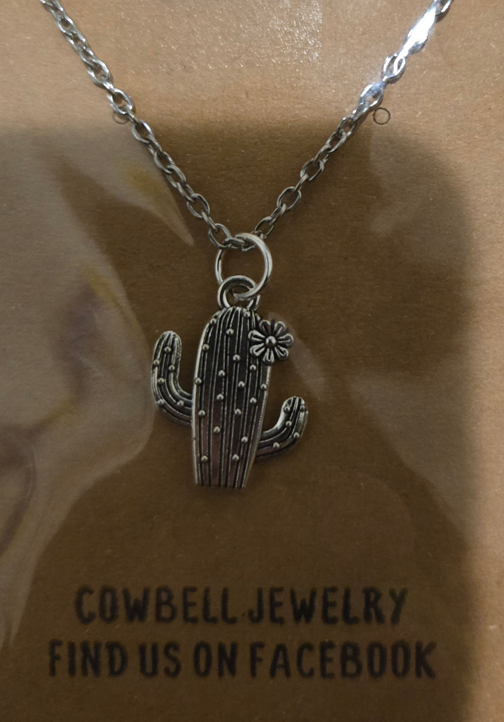 Cactus Pendant Necklace